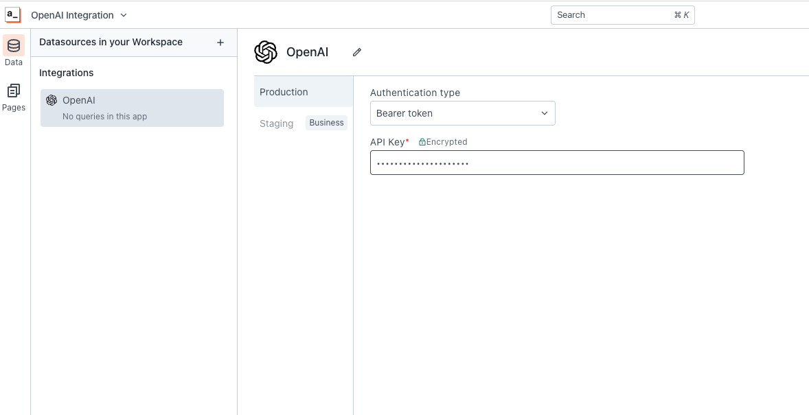 Server-side Filtering on Table